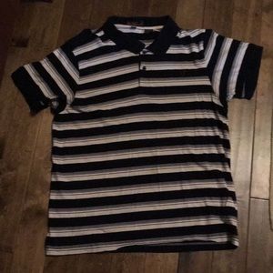 Ben Sherman Polo - Black and White stripe